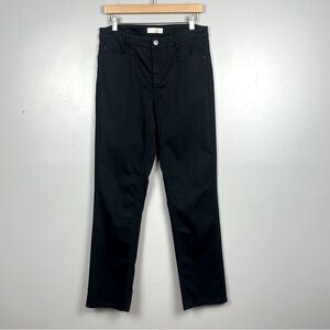 J.Jill Denim black Smooth Fit Straight Leg 5 pockets jeans, size 10.